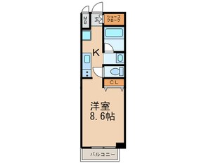 セレニティー名駅の物件間取画像